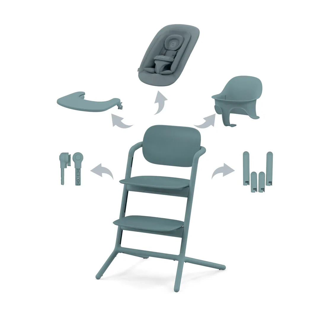 Cybex LEMO Chair 4-in-1 Set Stone Blue