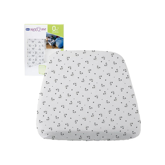 Chicco - Crib Set Sheet - 2pcs Next To Me - Panda