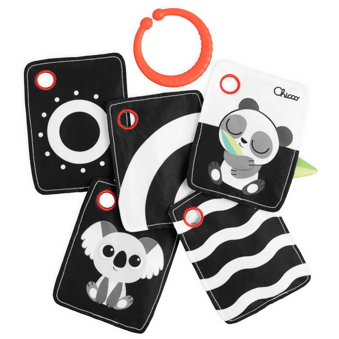 Chicco - Black And White Cards - Learning Book