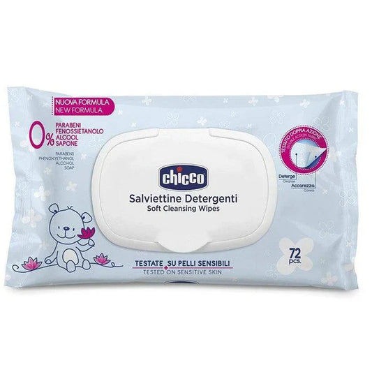 Chicco C- NEW CHICCO WIPES 72pces with FLIP COVER
