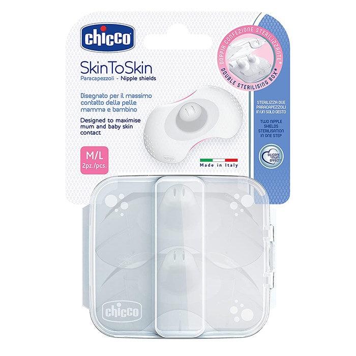 Chicco C- NIPPLE SILICONE SHIELDS M-L [02255]