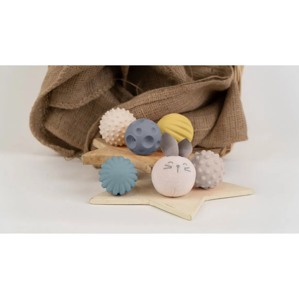 Chicco - Bunny Sensory Balls - White & Grey
