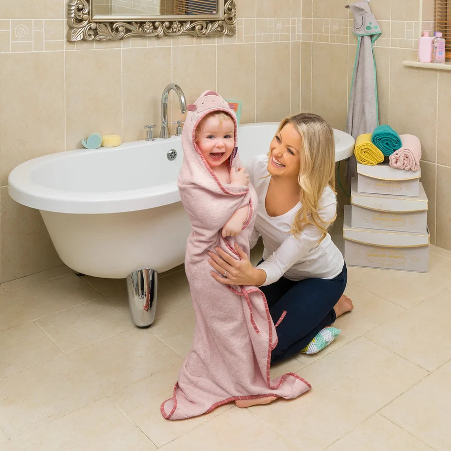 Clevamama - Bamboo XL Apron Baby Towel - Pink