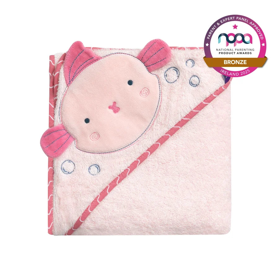 Clevamama - Bamboo XL Apron Baby Towel - Pink