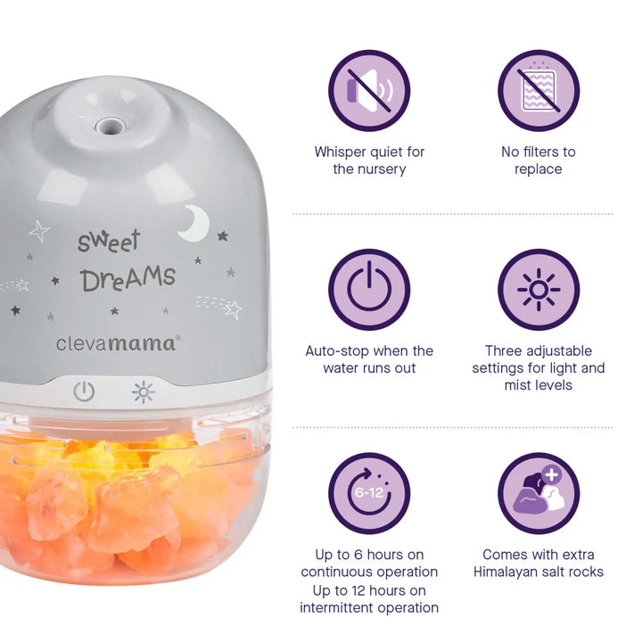 Clevamama - ClevaPure Salt Lamp & Humidifier