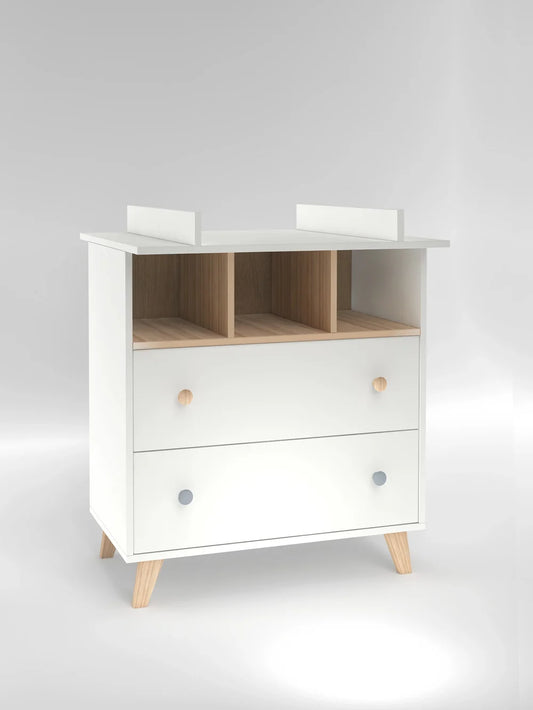 Faktum - Colette Baby Dresser - TUV Certified Nursery Chest With Soft -Close Drawres - White