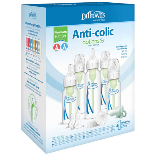 DrBrown's - Narrow Op+ Anticolic Newborn - Set - Transparent