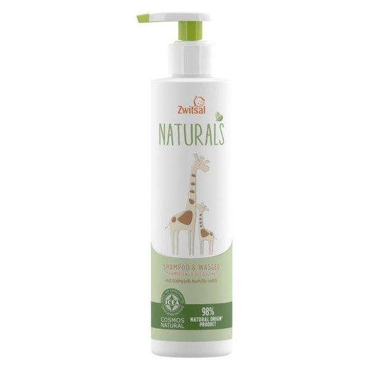 Zwitsal Naturals Shampooing et Gel douche 250ml