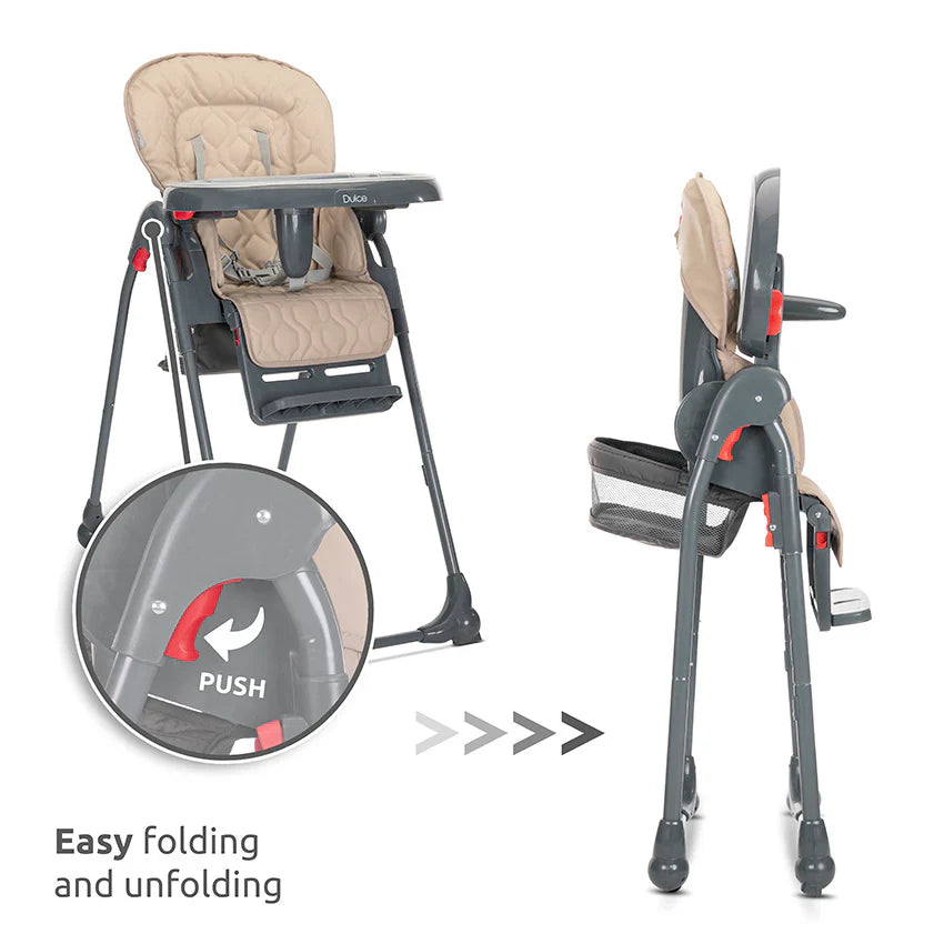 Feeding Chair Dulce Grey