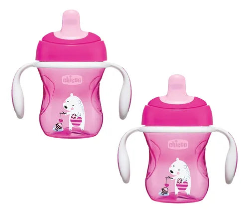 Chicco TRAINING CUP 6m+ PACK2 -GIRL-