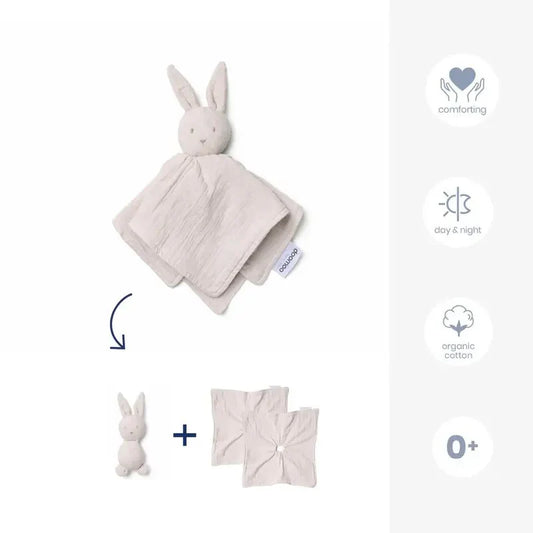 Doomoo - You & Me Bunny Plush - Almond - NEW!!