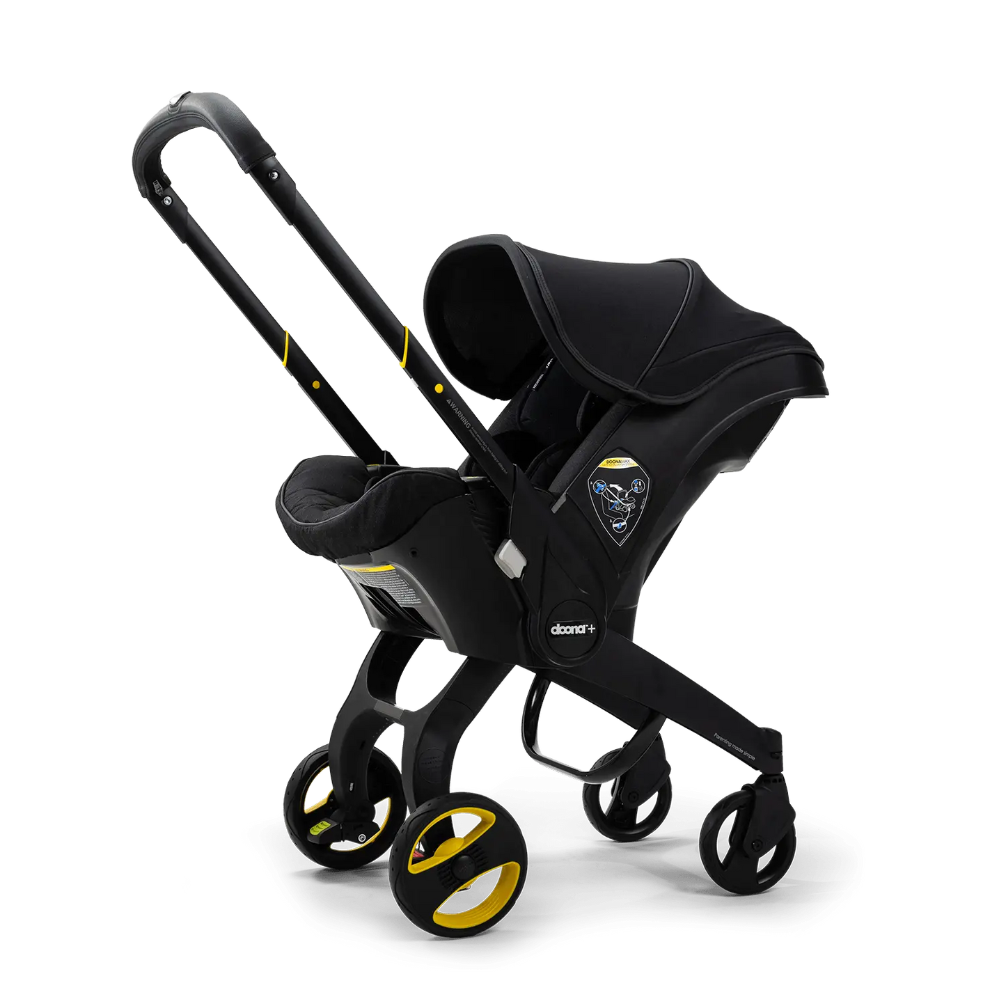 Doona+  - Car Seat Stroller Black Midnight + (Free Miila Stroller)