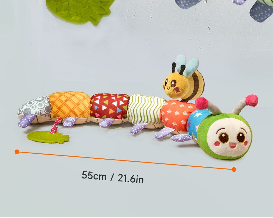 Tumama Kids - Soft Plush Sensory Caterpillar - Baby Toy