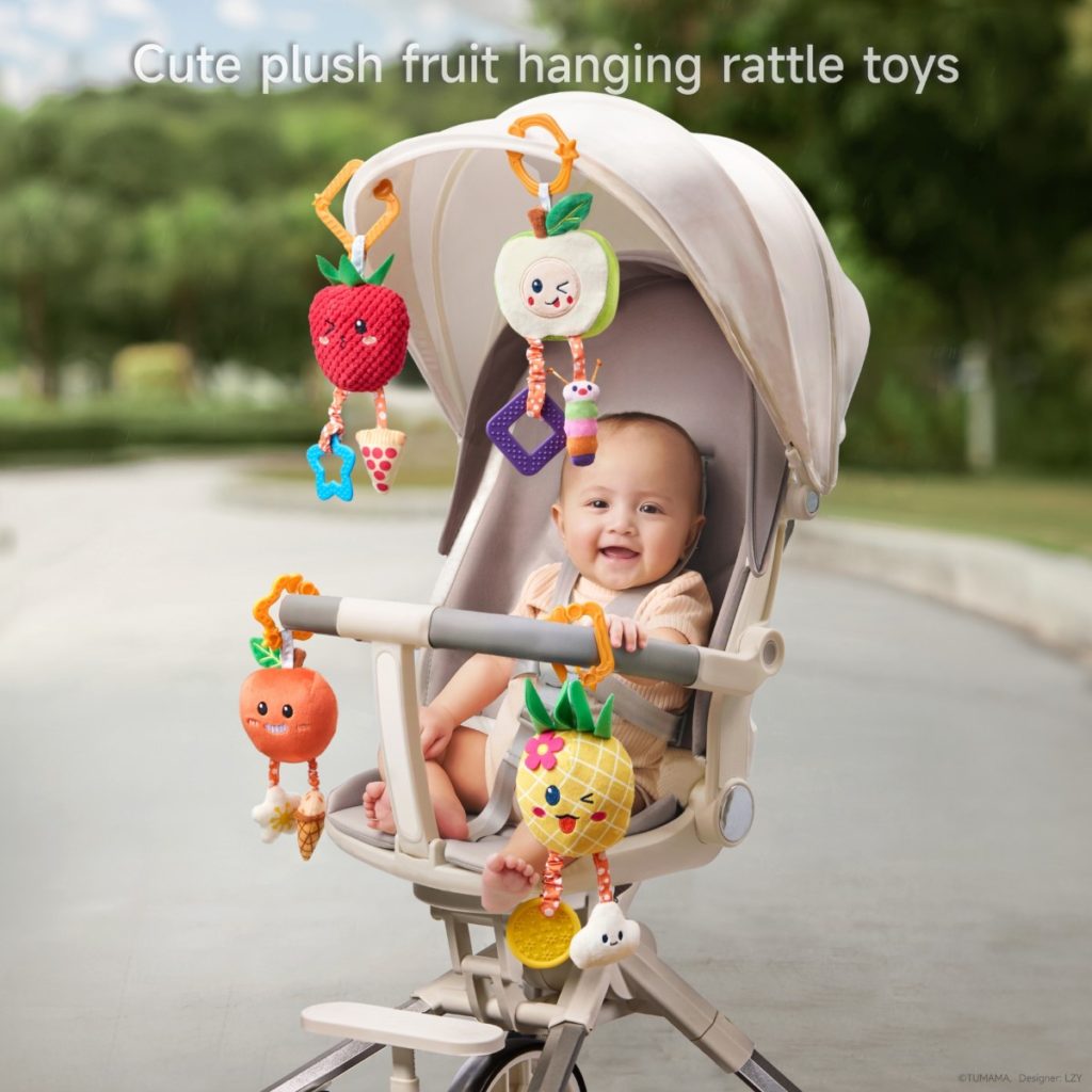 Tumama Kids - Fun Soft Fruit - Hanging Rattle