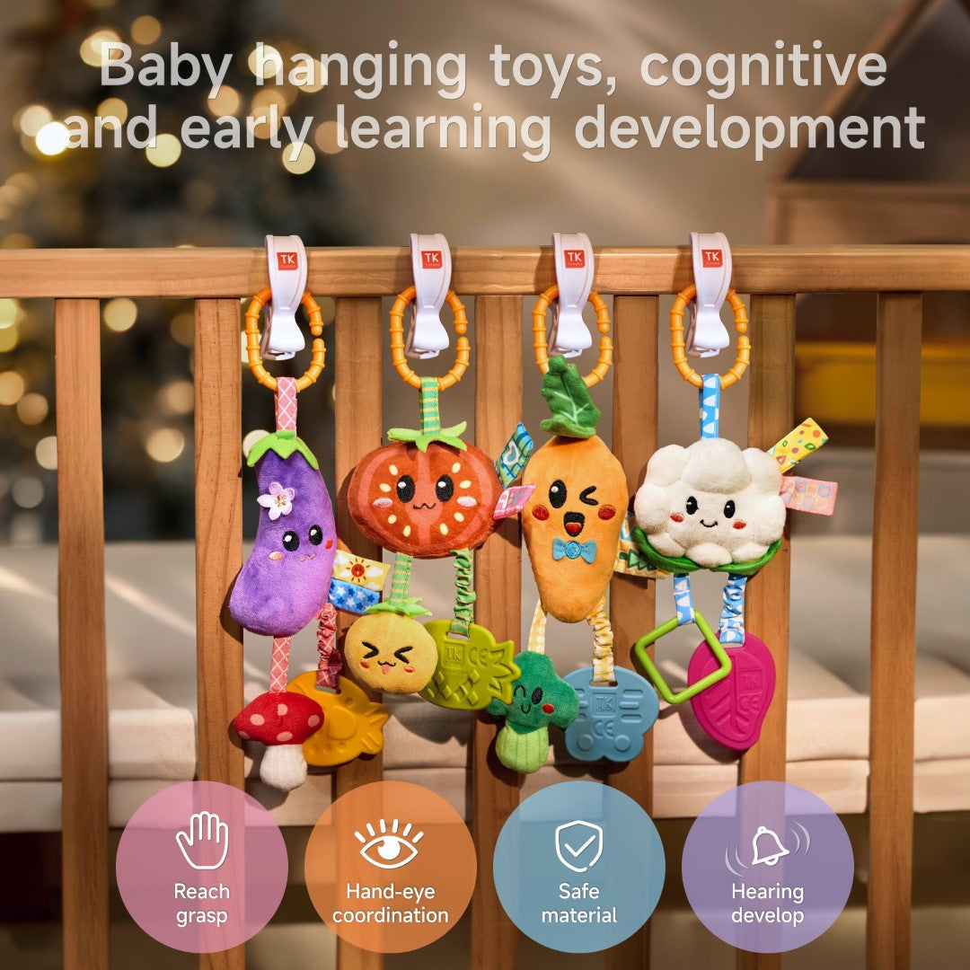 Tumama Kids - Vegetables Hanging Rattle - Set