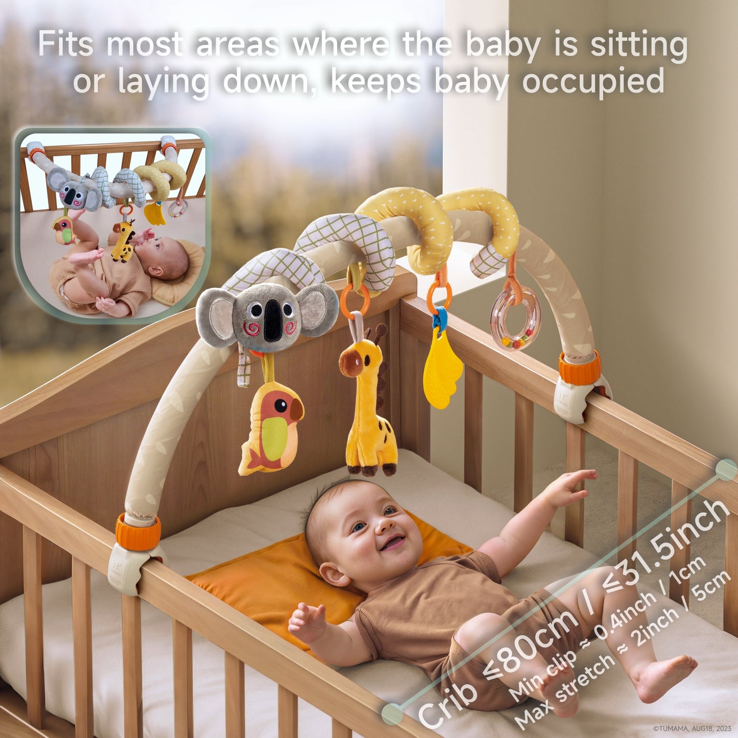 Tumama Kids - Koala Baby Arch Toy & Spiral - 2in1