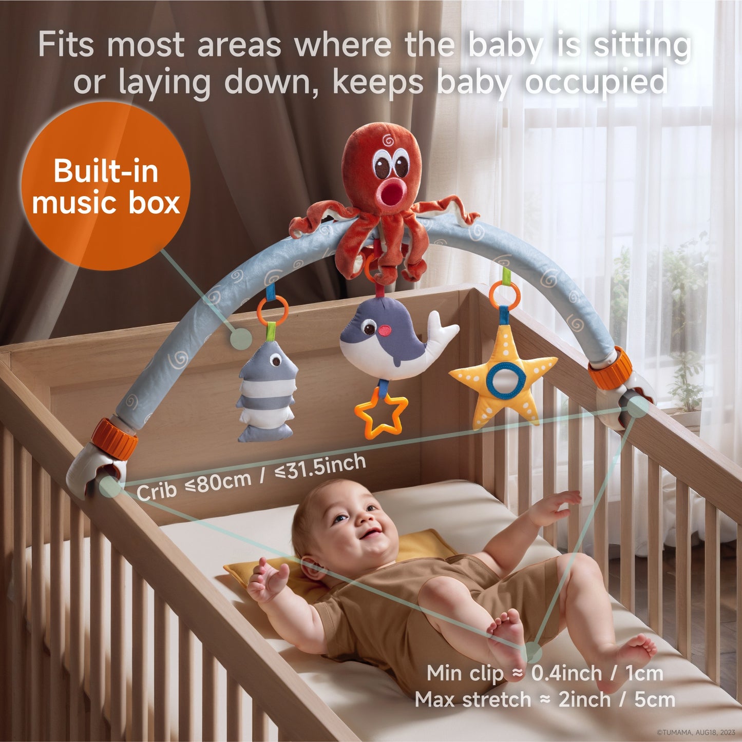 Tumama Kids - Marine Animal - Baby Arch Toy