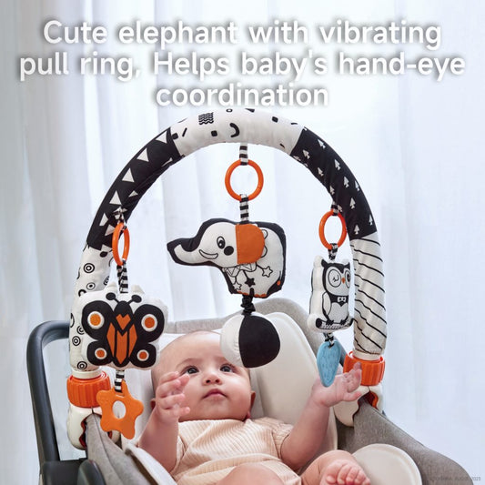 Tumama Kids - Visual Stimulation Rattle - Black And White
