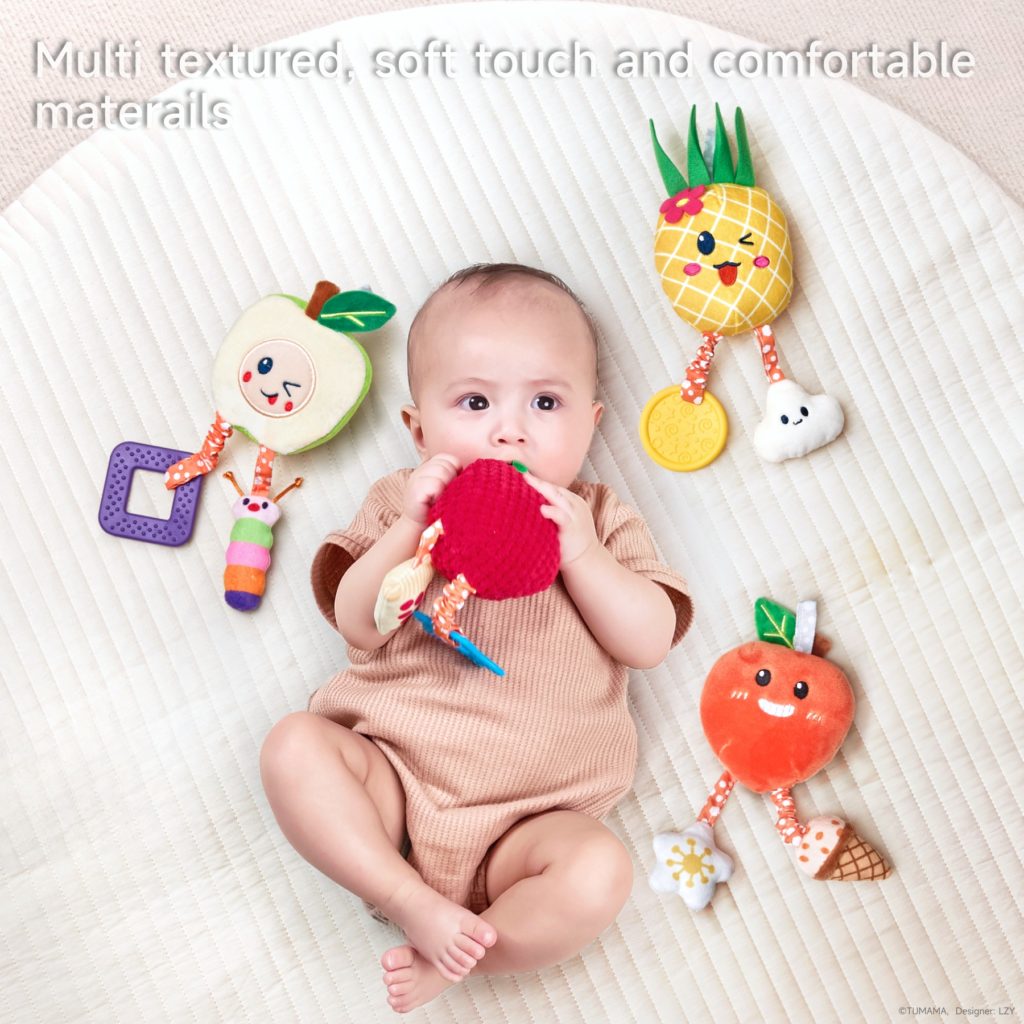 Tumama Kids - Fun Soft Fruit - Hanging Rattle