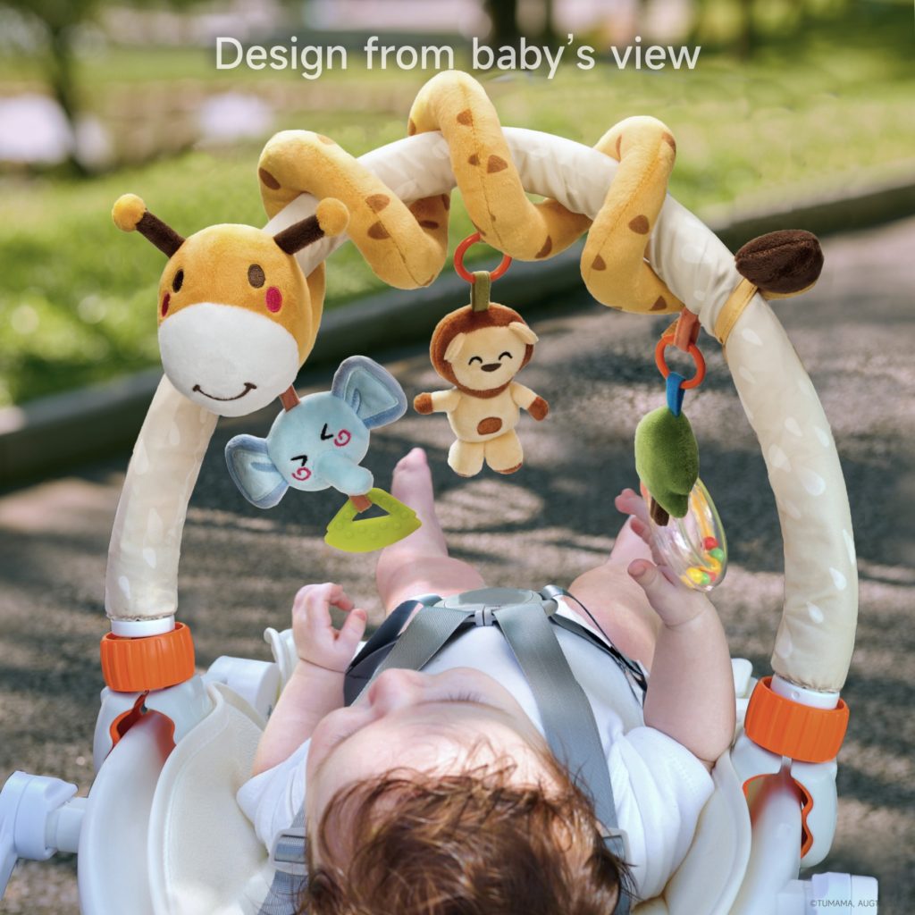 Tumama Kids - Giraffe Baby Arch Toy & Spiral - 2in1