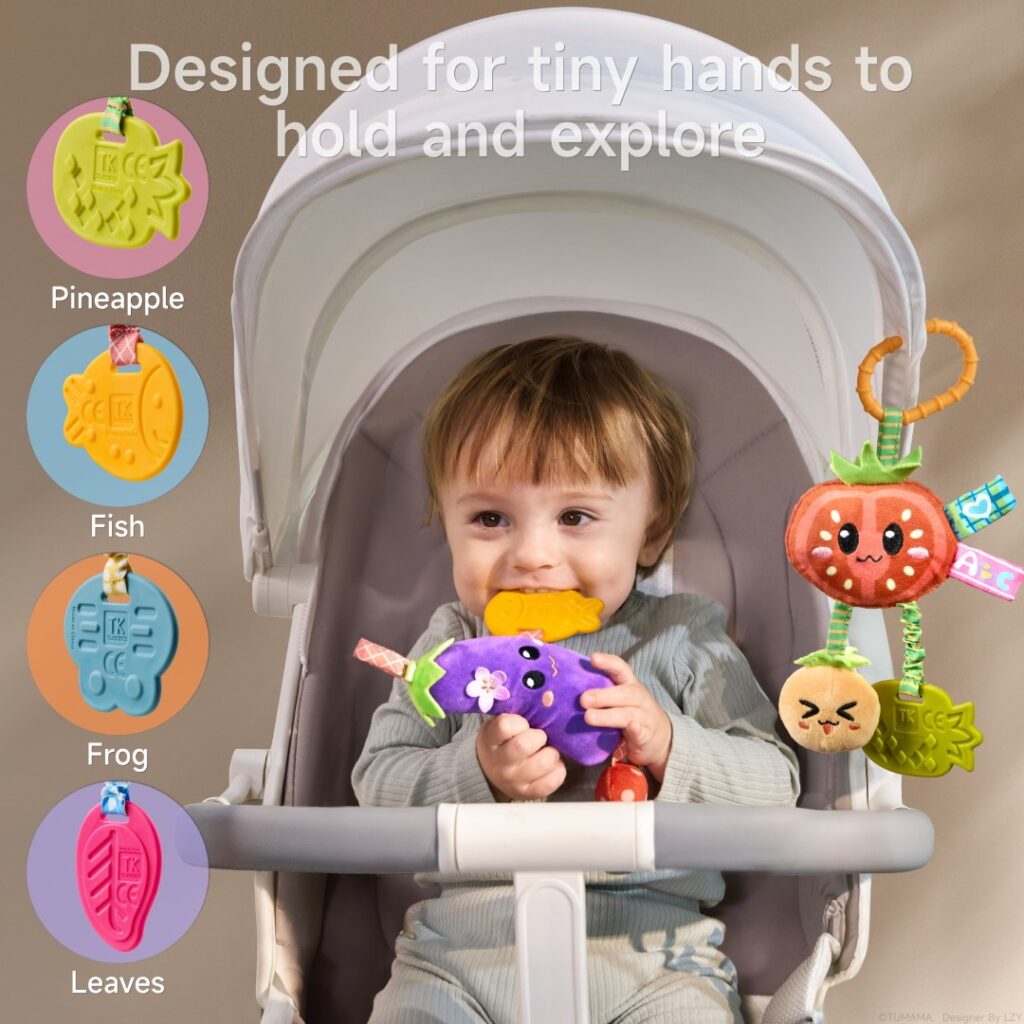 Tumama Kids - Vegetables Hanging Rattle - Set
