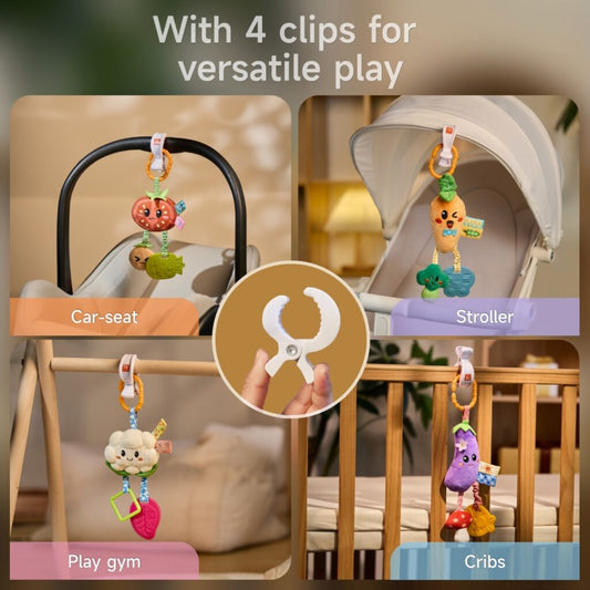 Tumama Kids - Vegetables Hanging Rattle - Set