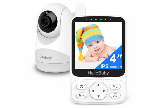 HelloBaby 4″ Inch Video Baby Monitor