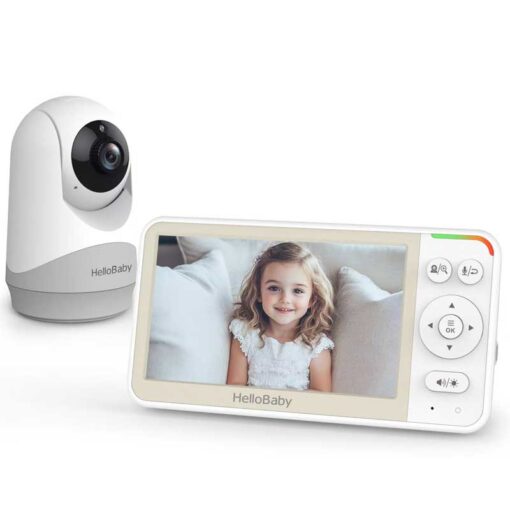 HelloBaby 5″ Inch Video Baby Monitor