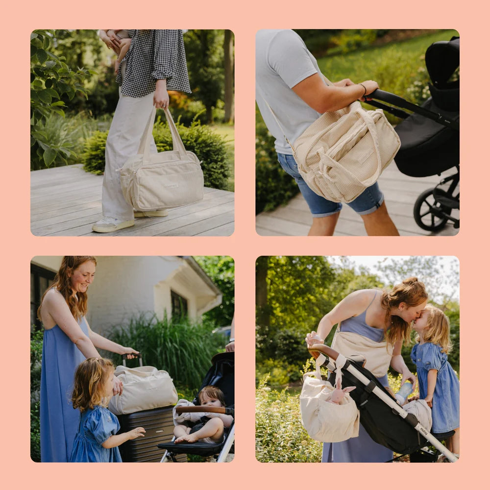 Doomoo - Fluffy Diapering Bag - Corduroy Sand - NEW!!