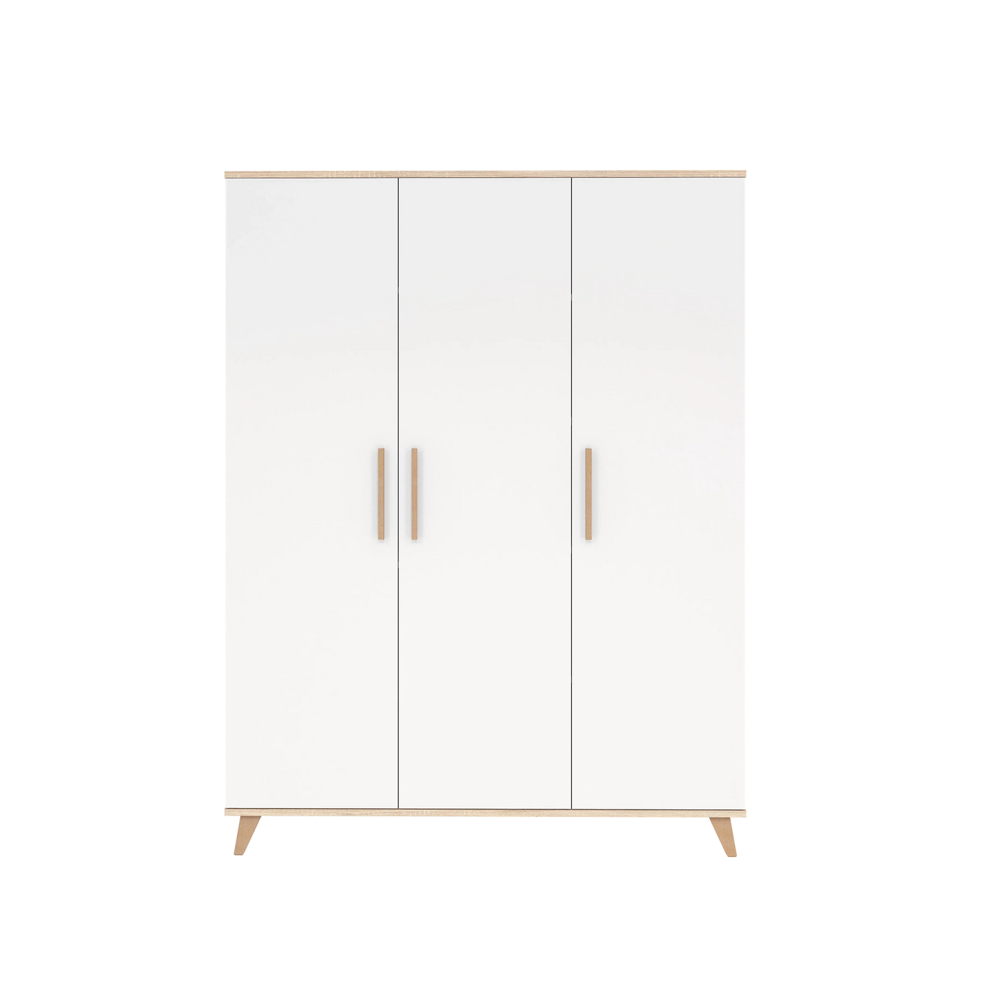 Faktum - Flip XL Wardrobe - Lar Nursery Storage - Soft Close Doors - White&Oak