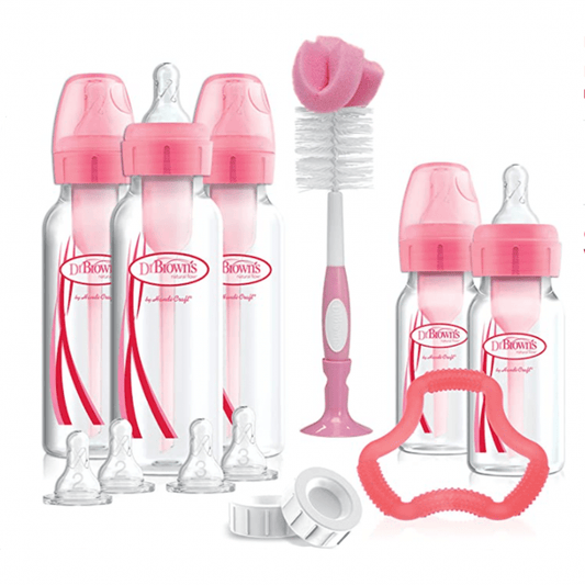DrBrown's - Narrow Op+ Anti-Colic Newborn - Gift Set - Pink