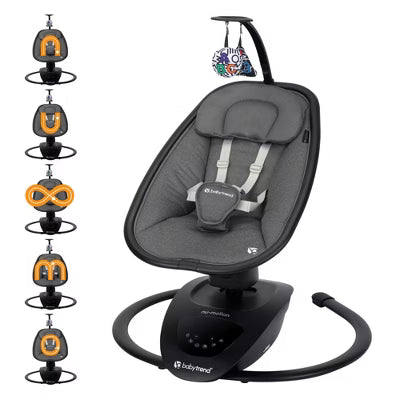 Babytrend - Numotion Infinity Swing - Midnight Black