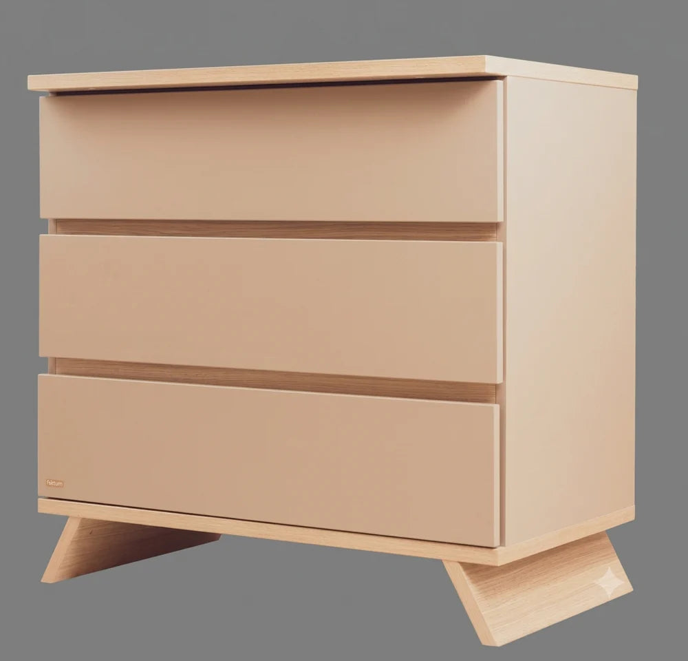 Faktum - Sienna 3-Drawer Nursery Dresser - Cappucino