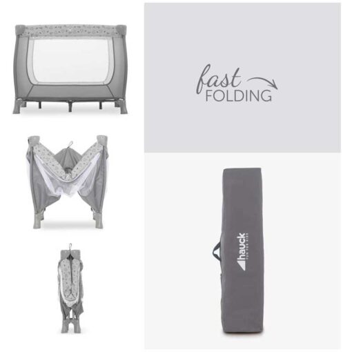Hauck Sleep N Play SQ - Nordic Grey