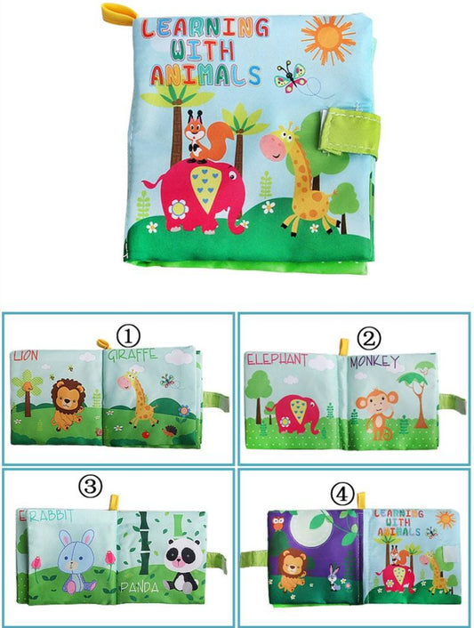 Tumama Kids - Soft Learning Books - Cloth Book - Animal