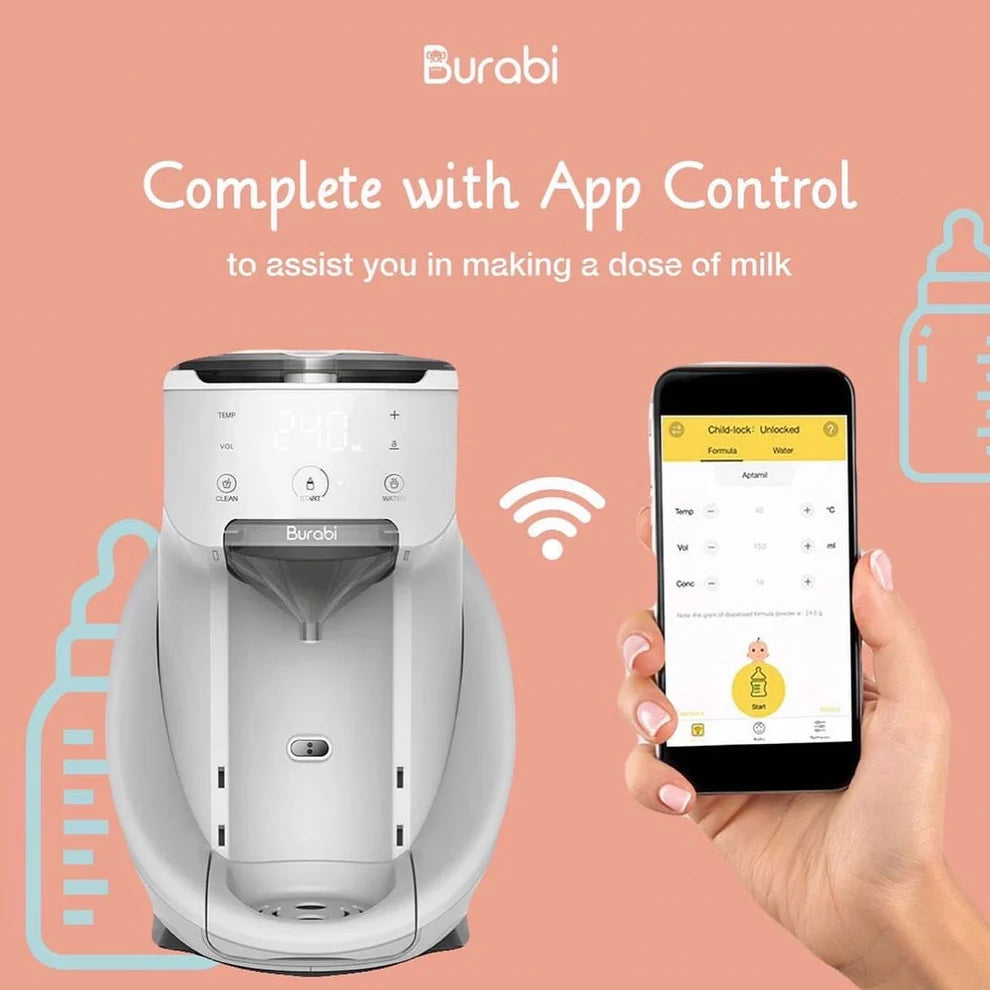 Burabi - Automatic Baby Formula Dispender Machine - White