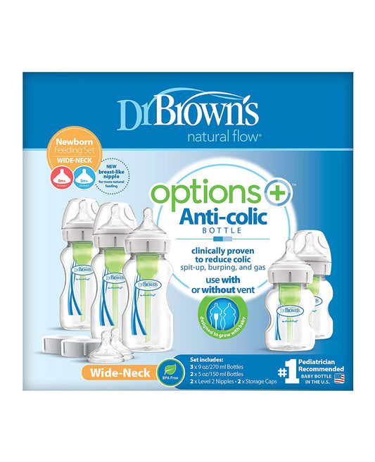 de Neck OP+ Anti-Colic Newborn Feeding Set