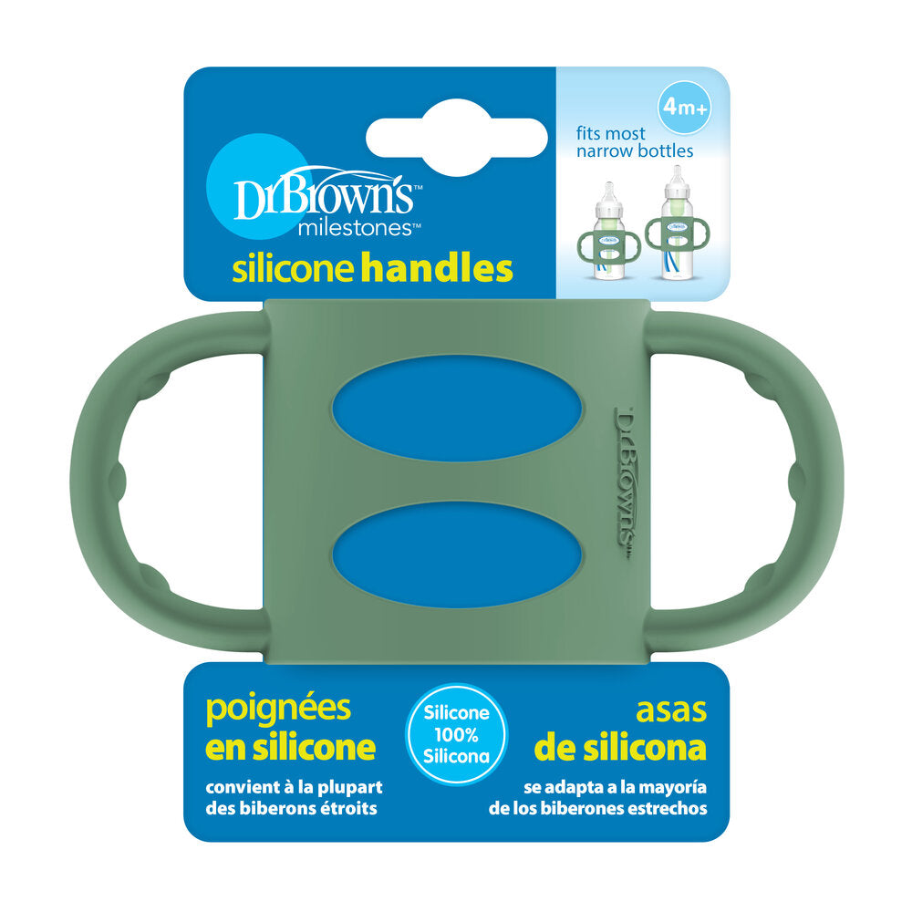 Narrow Silicone Handles, Gree