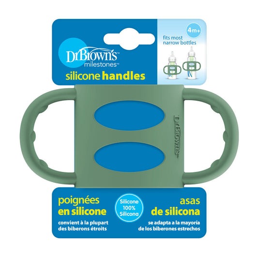 Narrow Silicone Handles, Gree
