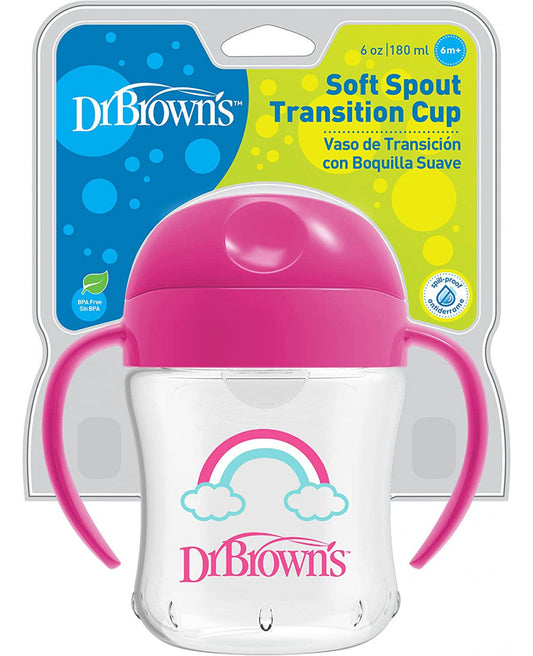 Soft Spout Transition Cup 180ML 6m+ Pink