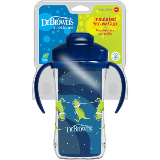 Insulated Straw Cup 300ML 9m+ , Navy Blue