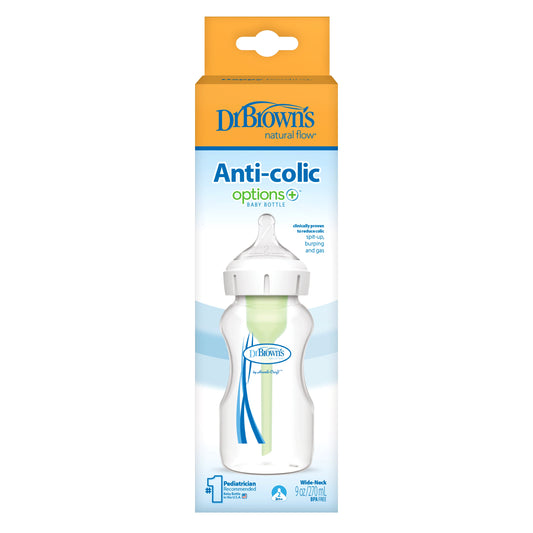 Dr. Brown's 270 ml Options+ Anti-Colic+W/N Bottle With Level 1 Teat