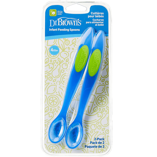 Infant Feeding Spoons 6m+ , 2 Pack , Blue