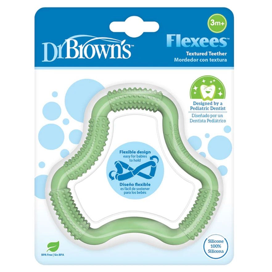 A Shaped Teether, Green 3m+