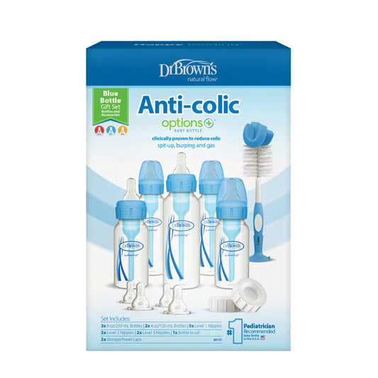 Narrow Op+ Anti-Colic Newborn Gift Set , Blue