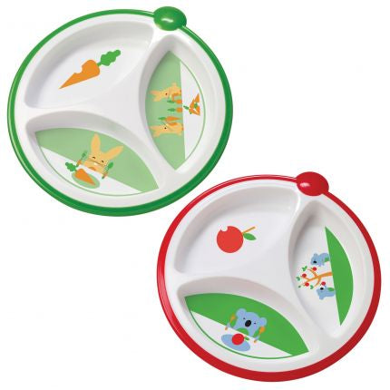 Divided Plates , 2 Pack