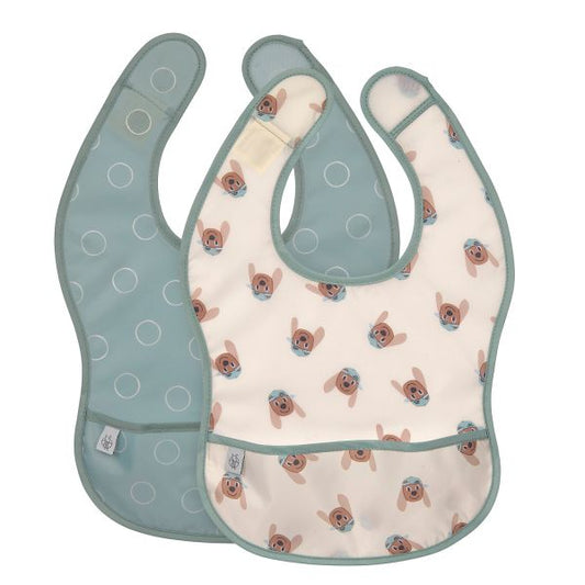 Lassig - Tiny Team Dog - 2pcs Bibs