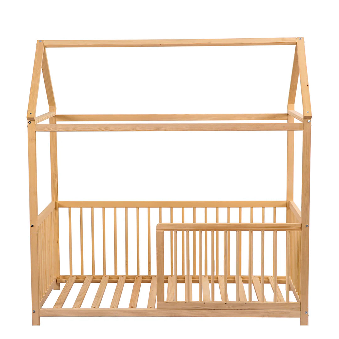 Kukka - Wooden Montessori Activity Bed - 70x140cm