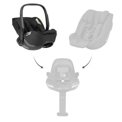 Kikkaboo - Car Seat 40*87cm i-Class i-Size - Noir (Coya)