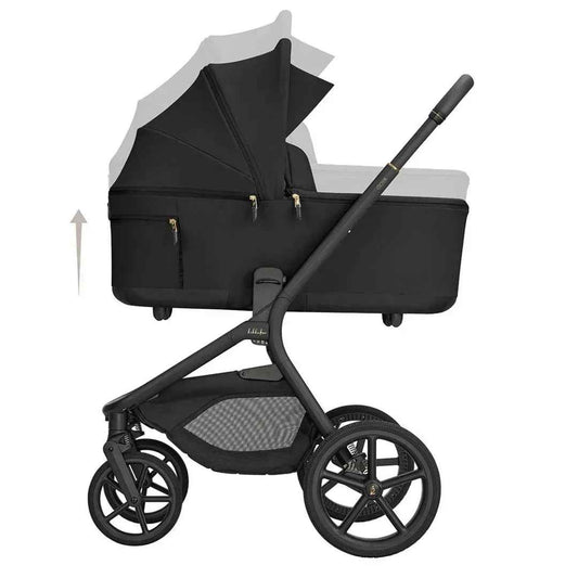 Kikkaboo - Stroller 2in1 With Carrycot Coya - Platinum Noir